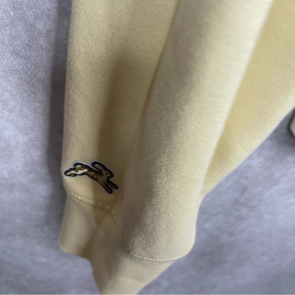 Tracksmith Trackhouse Midweight Crew Sweatshirt In Straw Yellow Women's Sz L - Picture 3 of 8